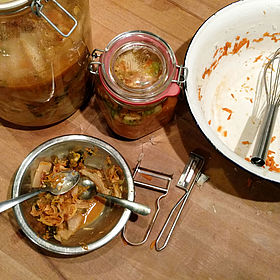Zubereitung von koreanischem Kimchi